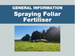 A Day out Spraying Foliar Fertiliser