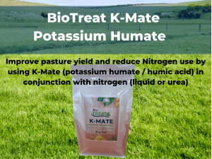 IMPROVE PASTURE YIELD WITH BIOTREAT K-MATE AND NITROGEN