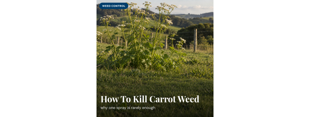 How to Kill Carrot Weed (Parsley Dropwort) in NZ Pasture