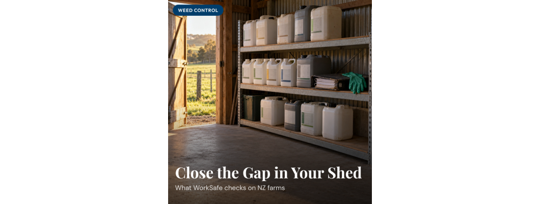Farm Chemical Compliance NZ: What WorkSafe Is Finding in Farm Sheds