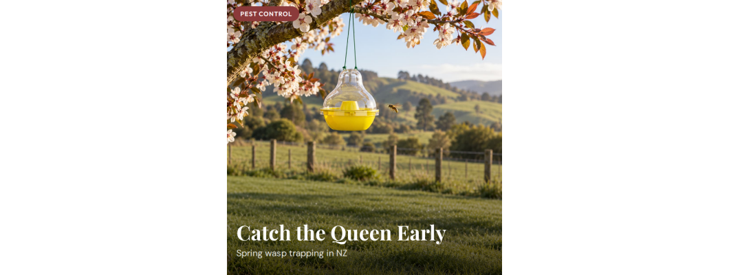 How to Trap Wasp Queens in Spring NZ