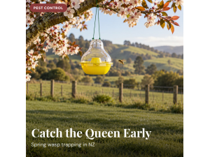 How to Trap Wasp Queens in Spring NZ