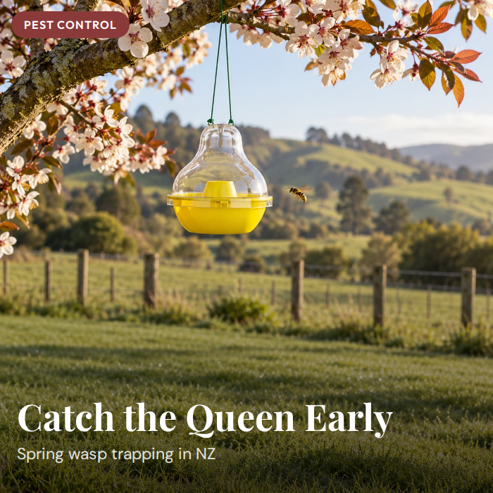 How to Trap Wasp Queens in Spring NZ