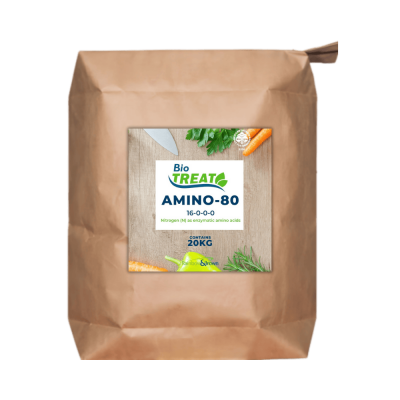 BIOTREAT AMINO-80 - Nitrogen Source 16-0-0-0, Amino Acid - Biostimulant organic fertiliser