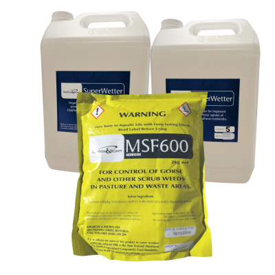 MSF600 / SuperWetter Package Deal - THE GORSE ENFORCER - Sale package for Gorse Control