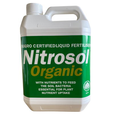 NITROSOL ORGANIC - BIOGRO APPROVED - NPK 6-1-3 LIQUID FERTLISER