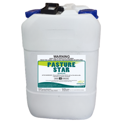 PASTURE STAR - Clover-Safe, Broadleaf Weed Control in New Pasture