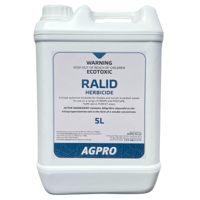 RALID - Kills thistles. Use on various crops, pasture, turf, and forest areas