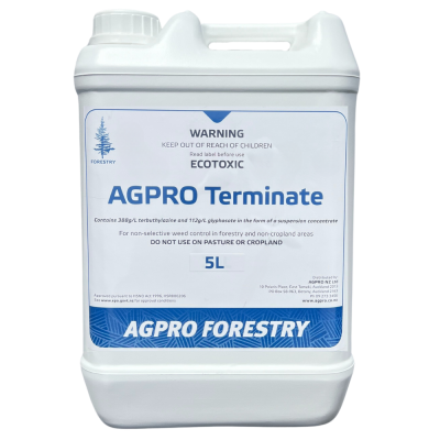 TERMINATE - Excellent for use in forestry, waste areas, driveways