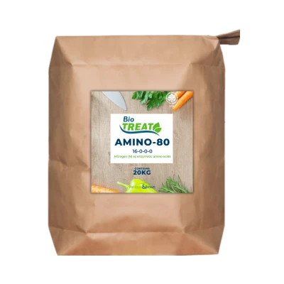 BIOTREAT AMINO-80 - Nitrogen Source 16-0-0-0, Amino Acid - Biostimulant organic fertiliser
