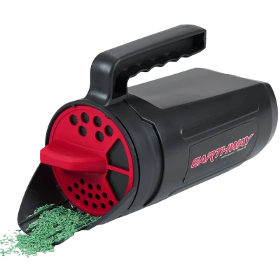 HAND SPREADER with 1.8kg storage capacity for herbicides and fertilisers 