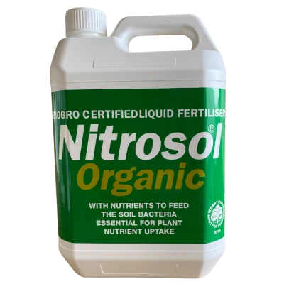 NITROSOL ORGANIC - BIOGRO APPROVED - NPK 6-1-3 LIQUID FERTLISER