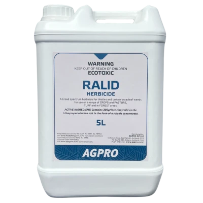 RALID - Kills thistles. Use on various crops, pasture, turf, and forest areas